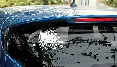 Hello Kitty Decal Sticker Car Laptop Mobile Decal Sticker 3 Cm~40 Cm • $7.99