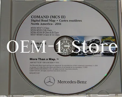 06 07 2008 Mercedes Benz M Ml350 Ml500 Ml550 Ml63 Amg Navigation Disc Cd Dvd 8.0 • $107.04