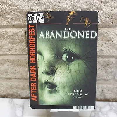 THE ABANDONED Store Promo Shelf Display Card For DVD Backer NO MOVIE Horror • £14.45