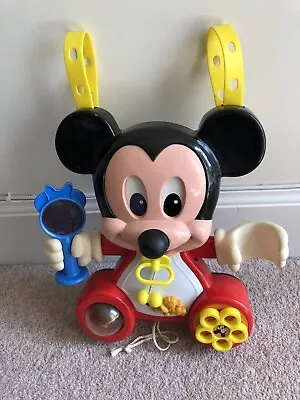 Vintage Mickey Mouse Activity Centre Cot Toy 1984 12” • £20