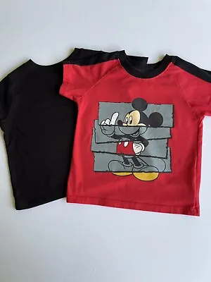 Disney Junior Toddler Boys Size 24 Months Mickey Mouse Short Sleeve Shirt • $1.99