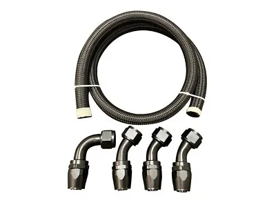 Racing Tucked Coolant Radiator -16 AN Hose And Fitting Kit For K Series K20 K24 • $119.95