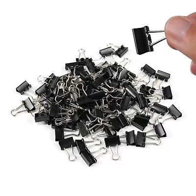 64 Pcs Mini Binder Clips 0.5 Inch Paper Clamps For Office School Documents • $9.80