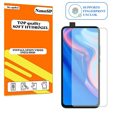 Screen Protector For Huawei Y9 Prime 2019 Hydrogel Cover - Clear TPU FILM • £3.98