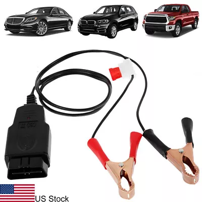 Car Vehicles Memory Saver OBD Battery Replacing Tools 12V Extended Cable Clip • $15.99
