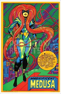 Medusa - Marvel Blacklight Poster Reprint • $29.95