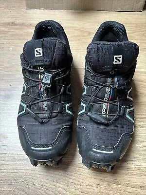 Salomon Speedcross 4 Women Trail Running Shoes Gore-tex UK4.5/EU37.3-used • £19.99