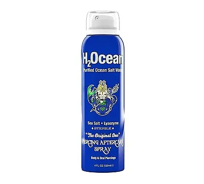 Large Bottle H2Ocean Aftercare Sea Salt Saline Spray Body Ear Oral Piercing 4 Oz • $22.97