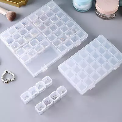 Bead Storage Organizer Box With 28/56 Grids And Removable Dividers • $14.99