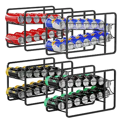 4 Pack Can Dispenser RackStackable Can Storage Organizer Holder For Canned Food • $38.89