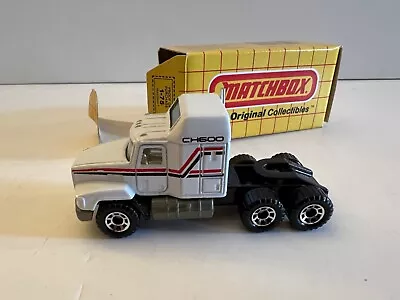 Matchbox MB8 Mack CH-600 White 1989 With Box • $1.99