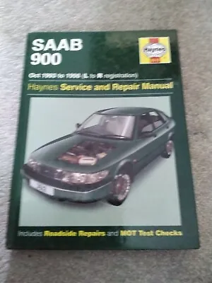SAAB 900 Haynes Manual Oct 1993 To 1998 (L To R Reg) Hatchback Coupe Turbo Vgc • $12.42