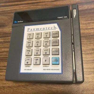 VeriFone TRANZ 330 Credit Card Terminal (NO Power Adapter) • $9