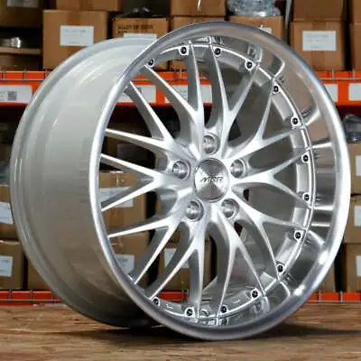  20  MRR GT1 Wheels Silver Machined 4inch Deep Lip 20x10 +20 5x114.3 Rims Set 4 • $1539