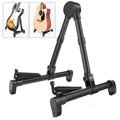 Foldable A-Frame Guitar Stand Portable Guitar Floor Stand Non-slip Silicone  • $14.99