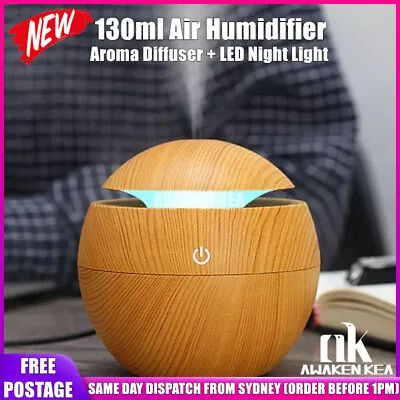 $16.95 • Buy Aromatherapy Aroma Oil Diffuser Ultrasonic Air Humidifier Purifier Mist 7 LED