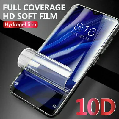 For SAMSUNG Galaxy S23 S22 S21 S20 S10 S9 Plus Note 10 TPU Film Screen Protector • £2.95