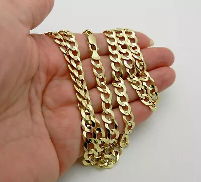 ITALY Solid 10k Yellow Gold CURB CUBAN Style Men's Chain Necklace 26.7 Gr 26  • $1450