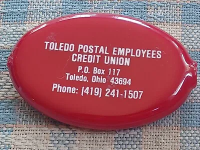 USPS POSTAL EMPLOYEE CREDIT UNION TOLEDO OH Rubber Pocket Coin Purse Anchor Line • $19.99