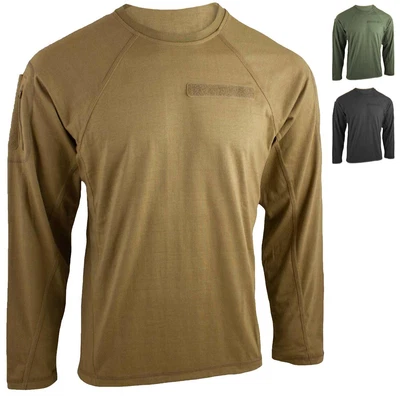 £14.90 • Buy Bulldog Tactical Long Sleeve T-Shirt Mens Military Army Police Security Pockets