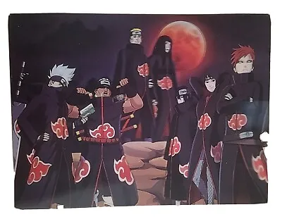 $10 • Buy Naruto Shippudden Akatsuki 3 In 1 Anime 3D Holographic Lenticular Poster! 🔥 🔥 