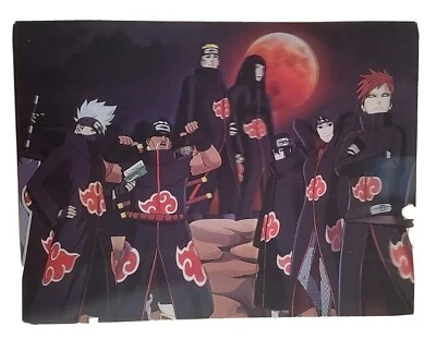 $10 • Buy Naruto Shippudden Akatsuki 3 In 1 Anime 3D Holographic Lenticular Poster! 🔥 🔥 