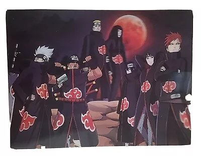 Naruto Shippudden Akatsuki 3 In 1 Anime 3D Holographic Lenticular Poster! 🔥 🔥  • $10