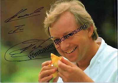 Original Autograph Alfons Schuhbeck TV Cook // Autograph Autograph S 278109 • £12.48