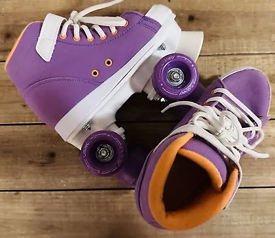 Pacer Scout ZTX  Youth Quad Indoor/Outdoor Roller Skates-Purple Size 3 • $20