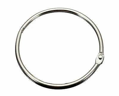 Large 70mmHinged Easy OpenKey RingSplit Ringjailers&10 X  25mm Split Ring • £6.99