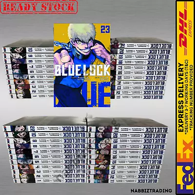 Blue Lock Manga Comic English Version Book Volume 1-23 Yusuke Nomura Express • £139.90