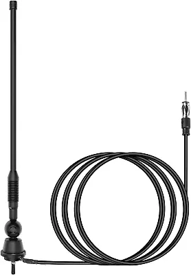 Waterproof Marine Antenna AM FM Golf Cart ATV UTV RV Car Stereo Boat Mast Flexi • $21.50