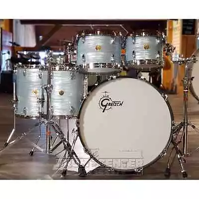 Used Gretsch USA Custom 5pc Drum Set Vintage Oyster White • $4399.99
