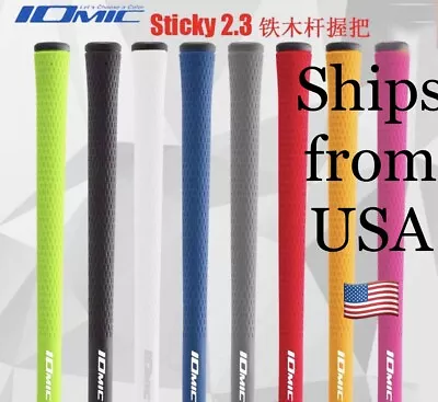 10 Grips Iomic Grip Sticky 2.3 Black White Blue Gray Green Orange - Choose Color • $89.99