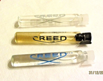 £24.99 • Buy Creed Mens Perfume Samples Vials X3