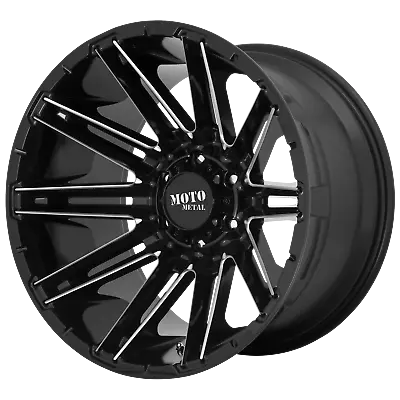 20x12 Moto Metal MO998 KRAKEN Gloss Black Milled Wheel 5x5 (-44mm) • $437