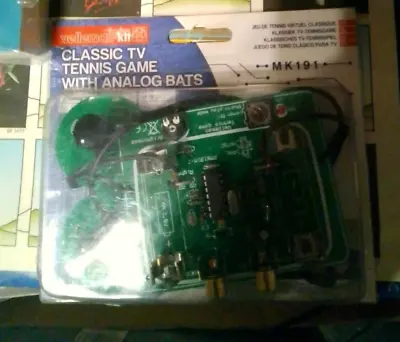 Velleman MK191 Classic TV Tennis Game With Analog Bats • $26.95