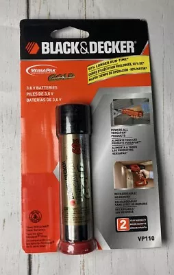 Original Black & Decker VersaPak Gold 3.6V Battery VP110 Extended Run Time New • $44.40