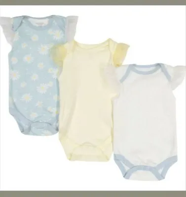 £8.99 • Buy KYLE & DEENA Three Pack Multicolour Patterned Bodysuits 3 - 6 Months NEW 