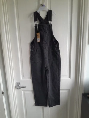 £4.99 • Buy Next Black Denim Dungarees, BNWT, Size 8 Years
