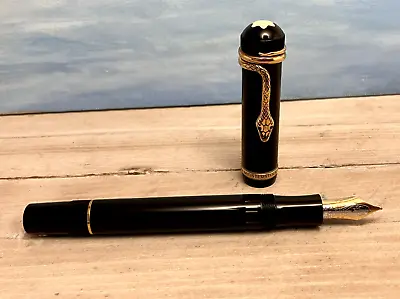 MONTBLANC Meisterstück Vermeil Agatha Christie Limited Edition 4810 Fountain Pen • $2199