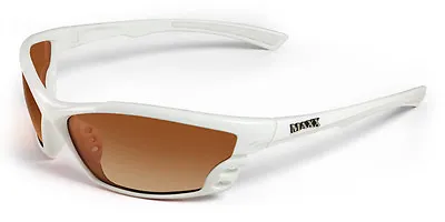 Maxx HD Sunglasses Cobra HDP White Golf Fishing Polarized Brown Lens  • $19.95