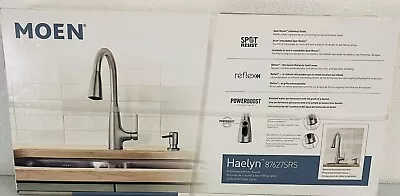 Moen 87627srs Haelyn  1-handle Pull-down Spryer Kitchen Faucet W-soap Stainless • $124.99
