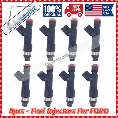 $40.90 • Buy 8x Fuel Injectors AL3E-F7A OEM For 2011-2015 Ford 6.2L V8 F-150 F-250 F-350