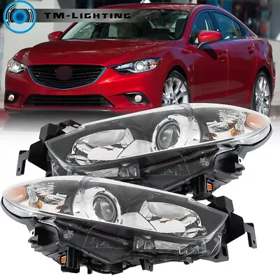 For 2014-2016 2017 Mazda 6  Driver&Passener Side Headlights Halogen Assembly • $141.61