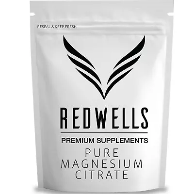 £6.20 • Buy Magnesium Citrate Powder REDWELLS Reduce Fatigue Muscle Function Help PMS Scoop
