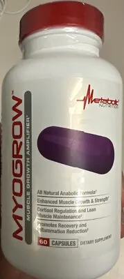 METABOLIC NUTRITION Myogrow Muscle Growth Amplifier 60 Capsules • $39.99