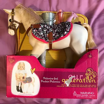 Our Generation Palomino Foal Horse For Doll BRAND NEW IN BOX • $80