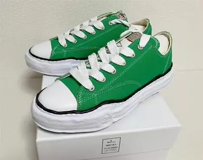 MIHARA YASUHIRO  PETERSON  OG Sole Canvas Low-top Sneaker Green • $350