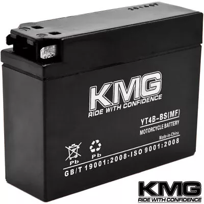 YT4B-BS Sealed Maintenance Free Battery 12V Powersport Motorcycle Scooter ATV • $24.99